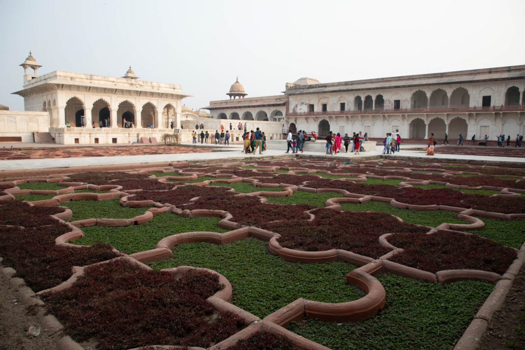 India, Uttar Pradesh, Agra – Red Castle -Jahangir palace