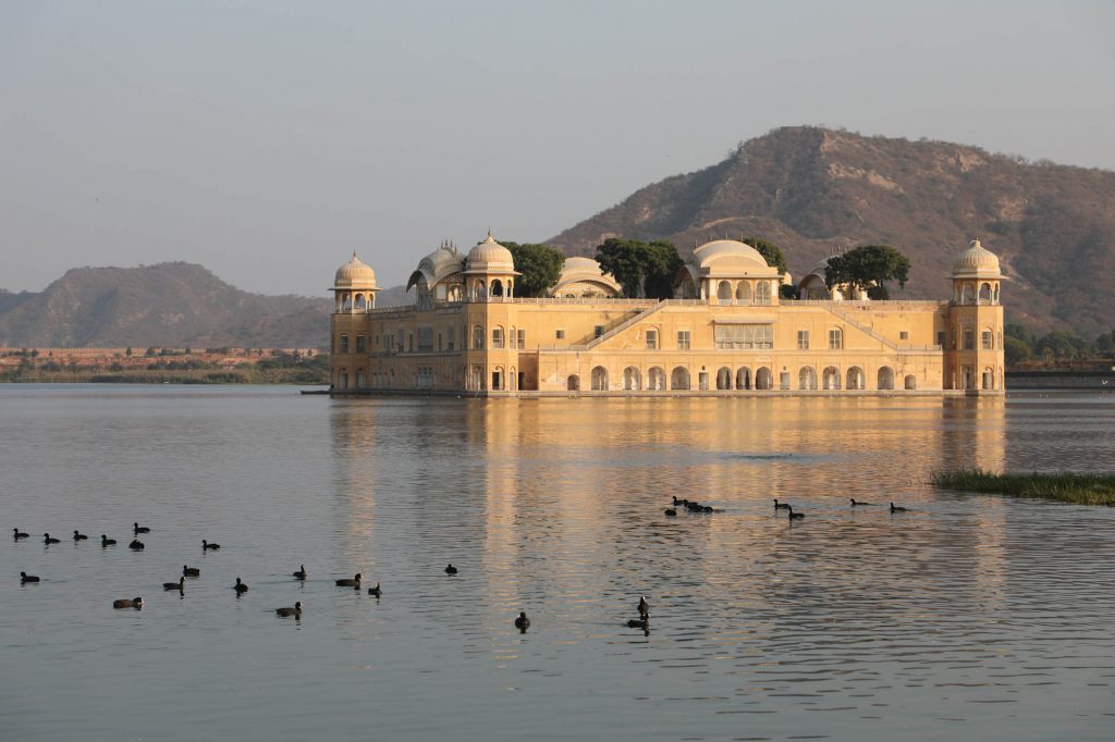 India, Rajasthan, Jaipur, Jal Mahal (Water palace)