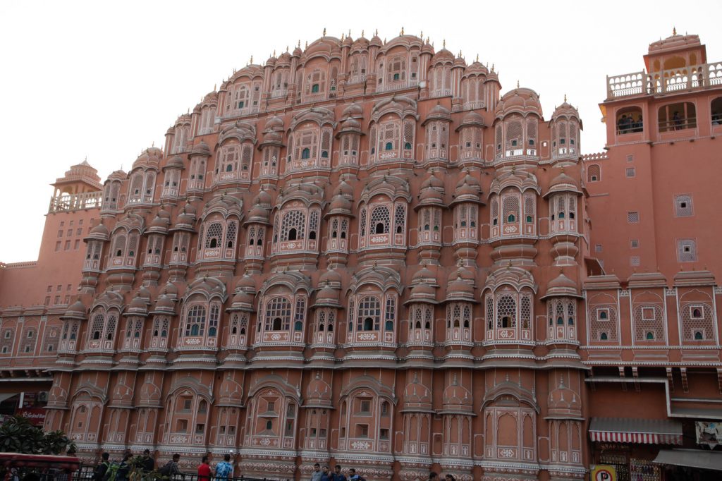 India, Rajasthan, Jaipur, Hawa Mahal (Winds palace)