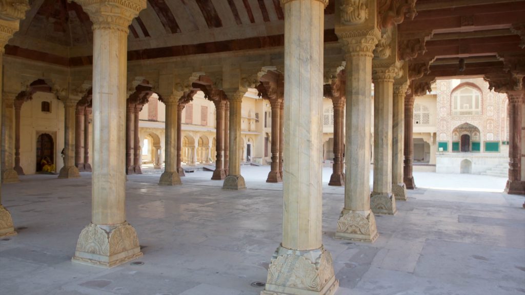 India, Rajasthan, Jaipur, Amer fort – Hall of Public Audience (Diwan-i-Aam)