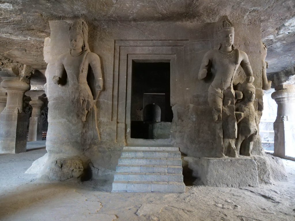 India, Mumbai, Elephanta Caves temples
