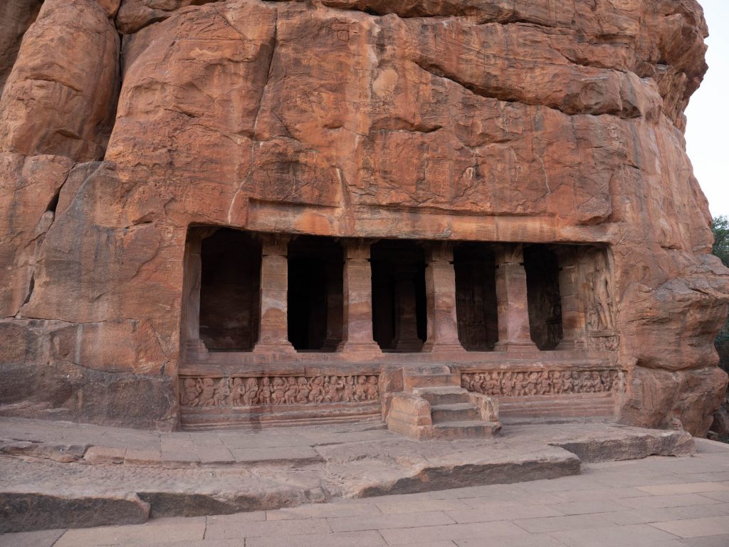 India, Karnataka, Badami – Caves temples
