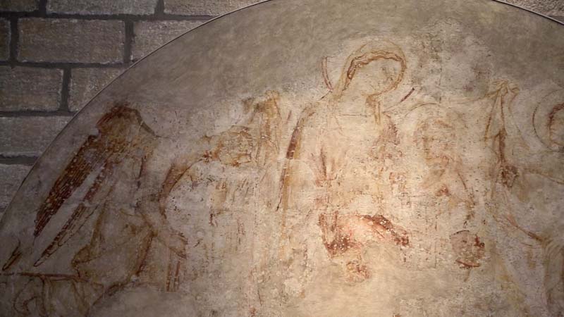 Avignon, Old Palace of Benedict XII -Consistory Hall – Simone frescoes