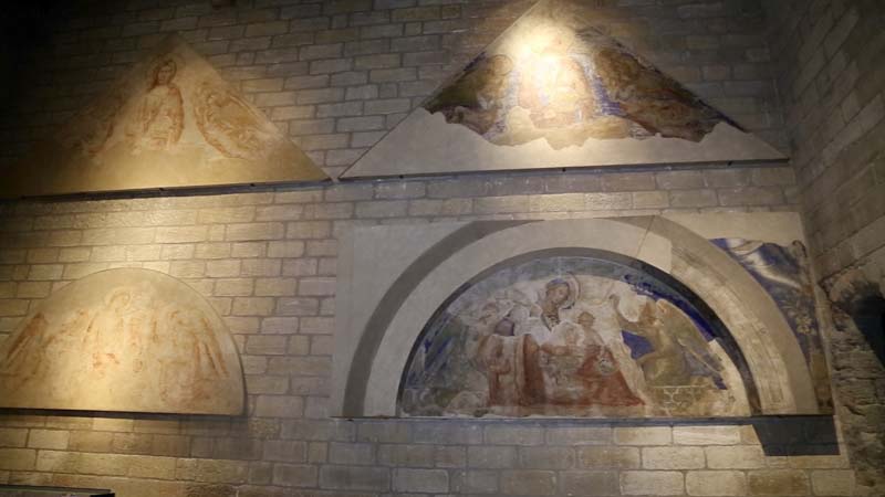 Avignon, Old Palace of Benedict XII -Consistory Hall – Simone frescoes