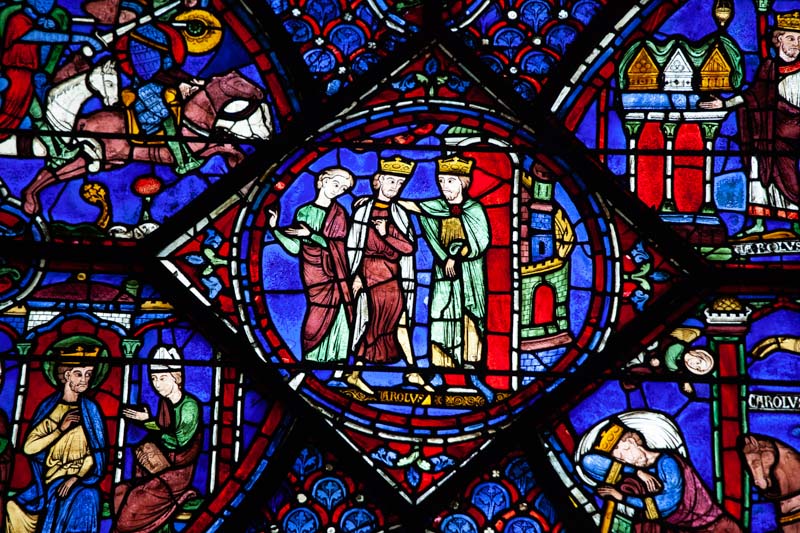 Chartres, stained glass
