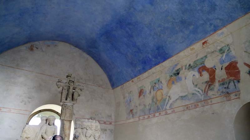 Carcassonne, Medieval frescoes