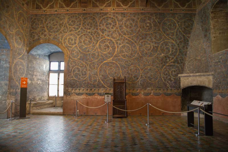 Avignon, Pope’s Palace – Chamber of the Popes -Arabesque