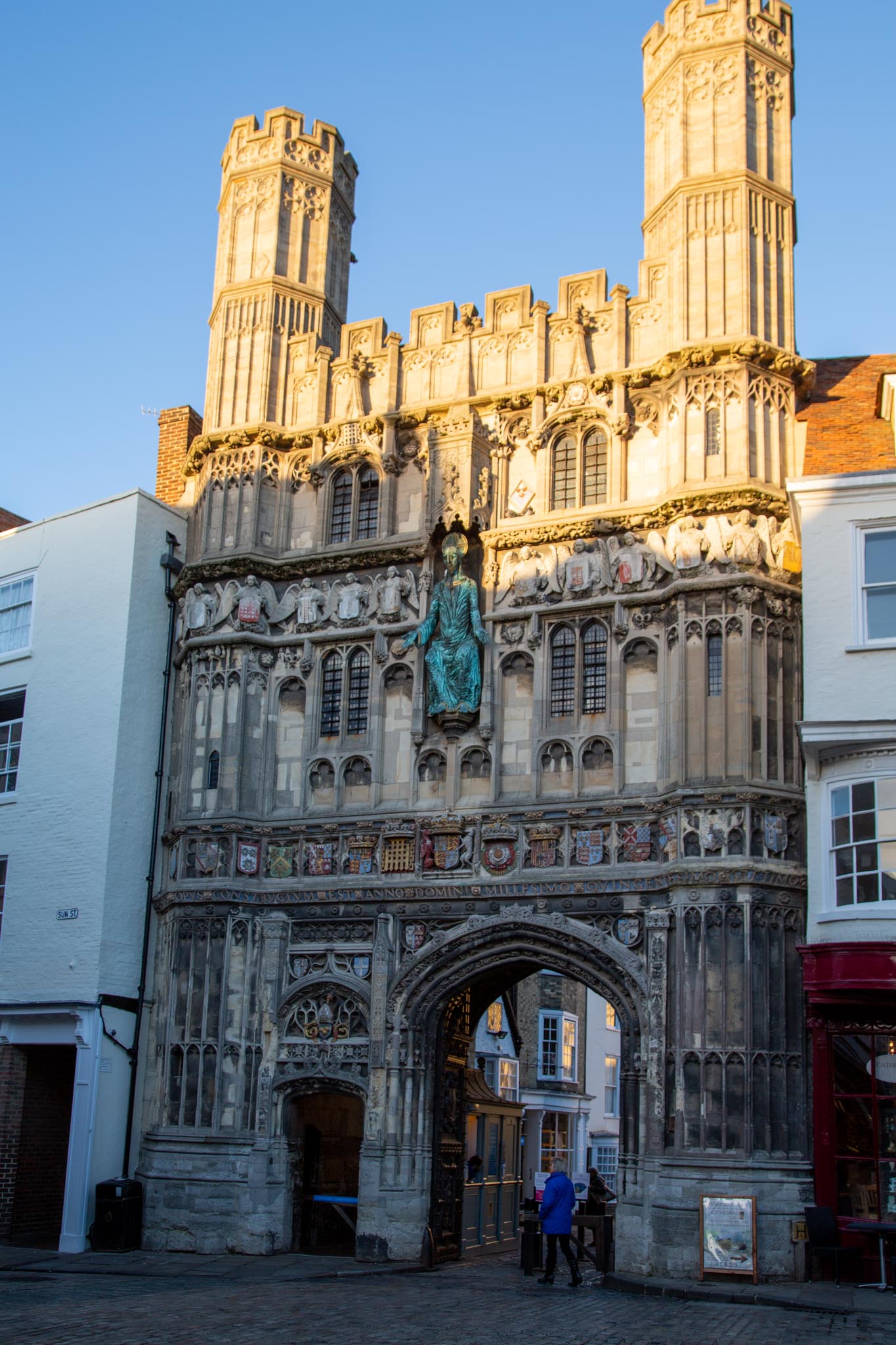 Canterbury Christ church gate