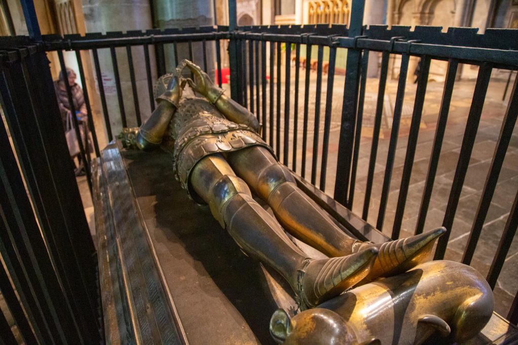 Canterbury cathedral – Tomb of Edward Plantagenet (Black Prince)