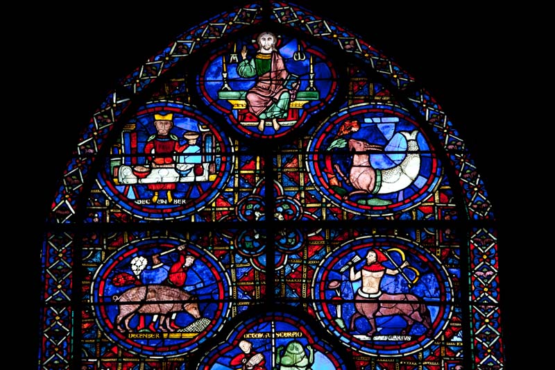 Chartres-The Zodiac Window