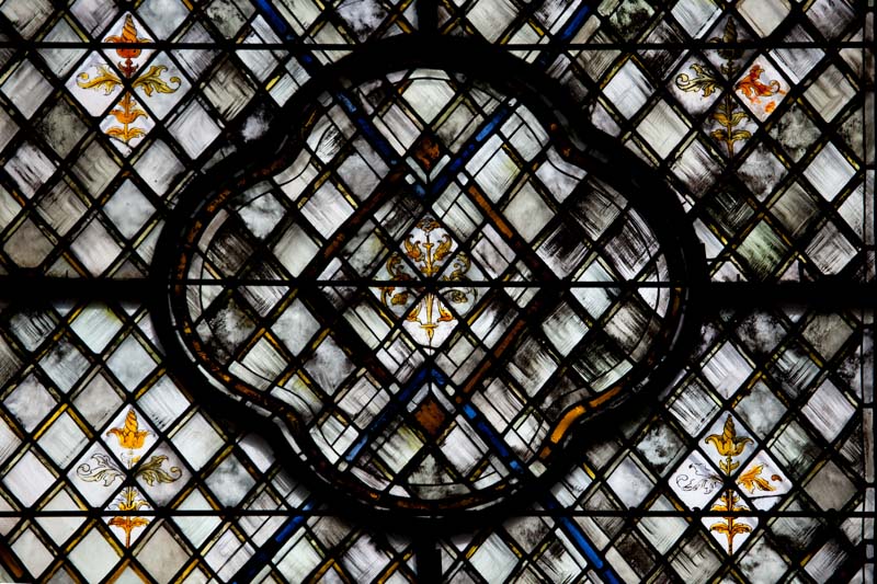 Chartres-Stained glass – 17th century Grisaille