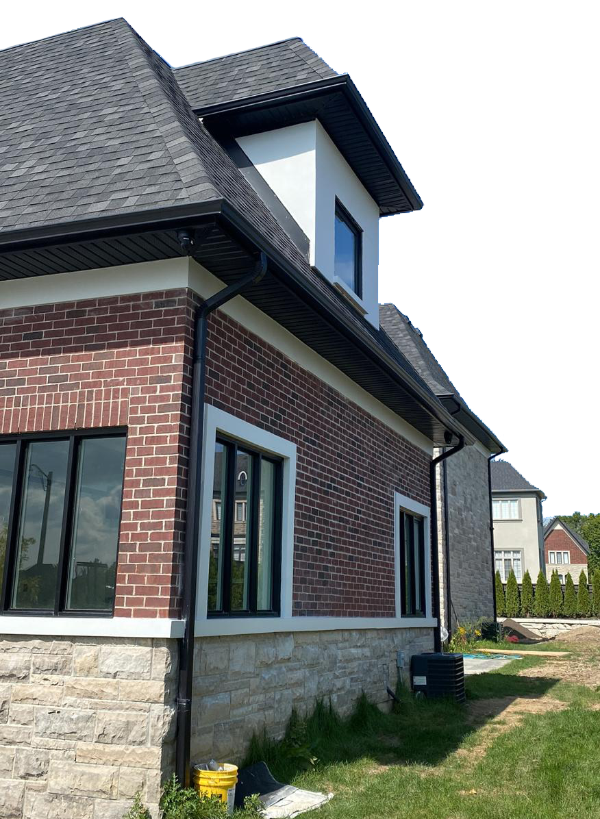 Altug Exteriors finished brick home