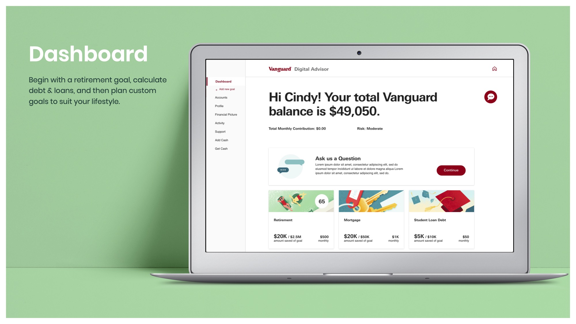 Vanguard interface 3