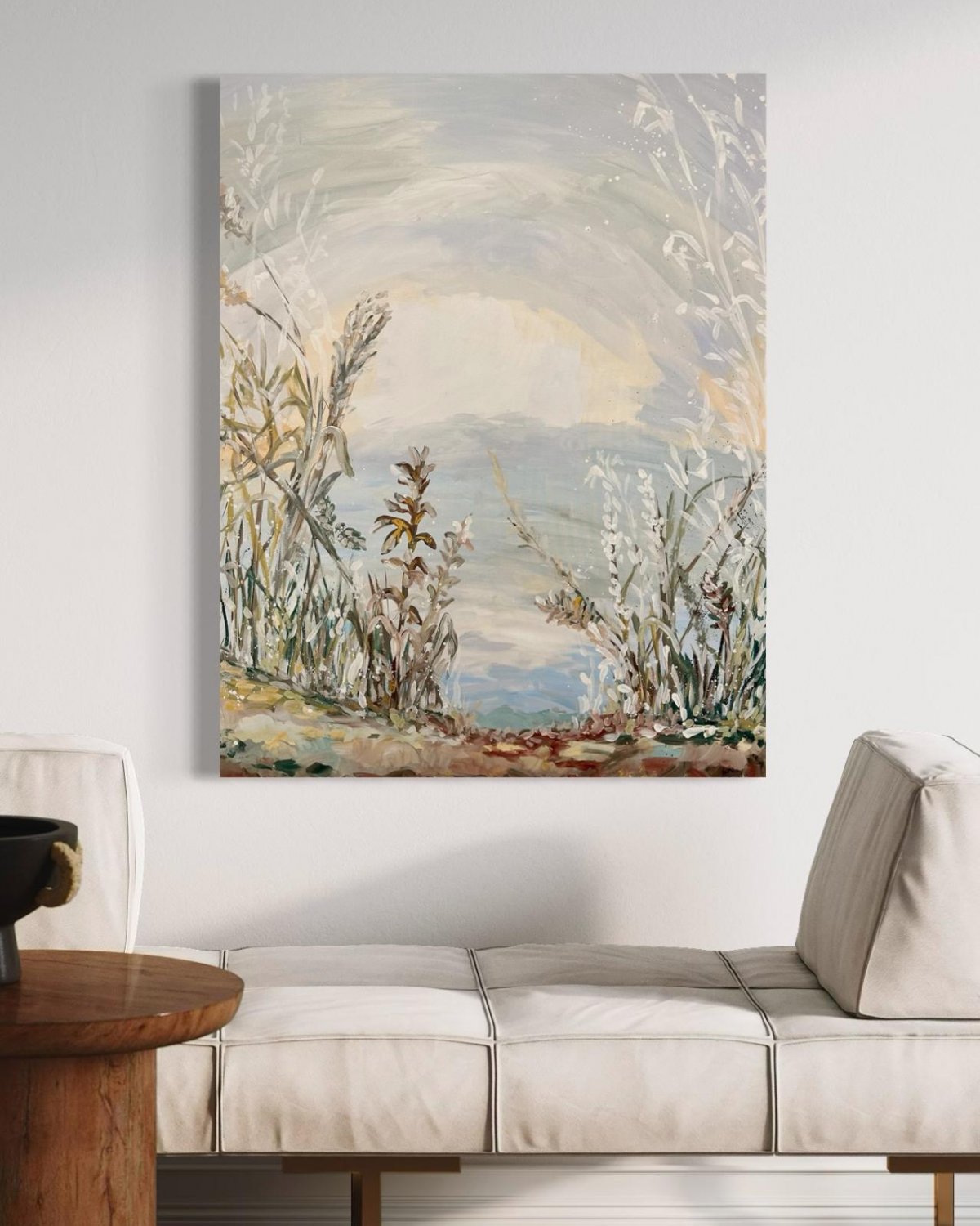 Whisper Grasses — Oil Painting on Canvas by Limor Mazuz