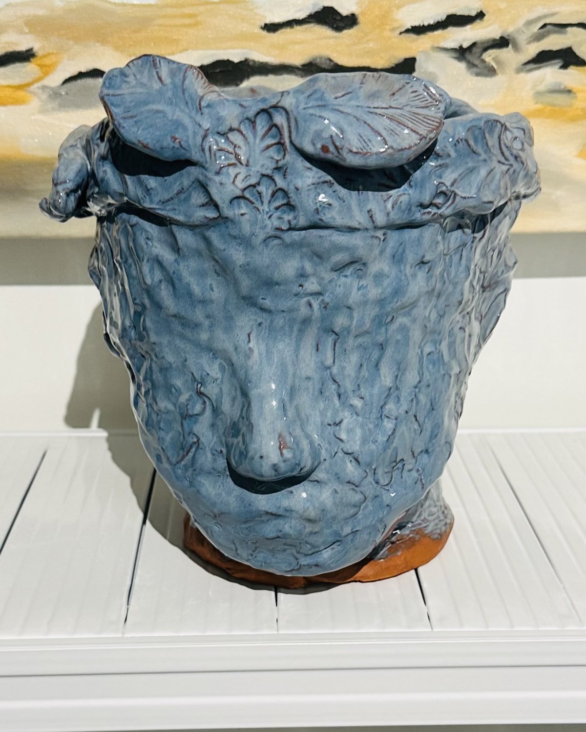 Ocean Head — Ceramic sculpture by Limor Mazuz