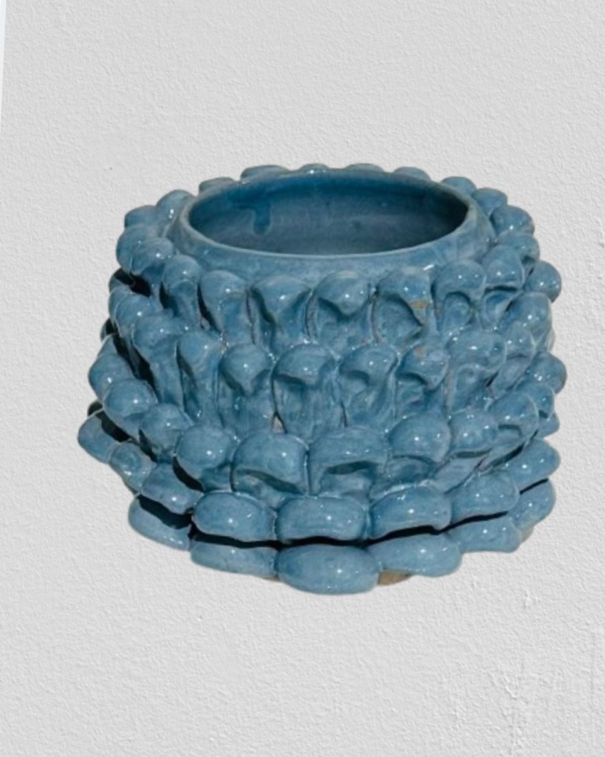 Ocean Artichoke Vase — Ceramic by Limor Mazuz