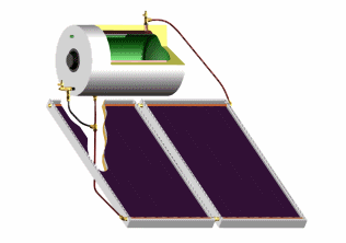 Solar water heating system
