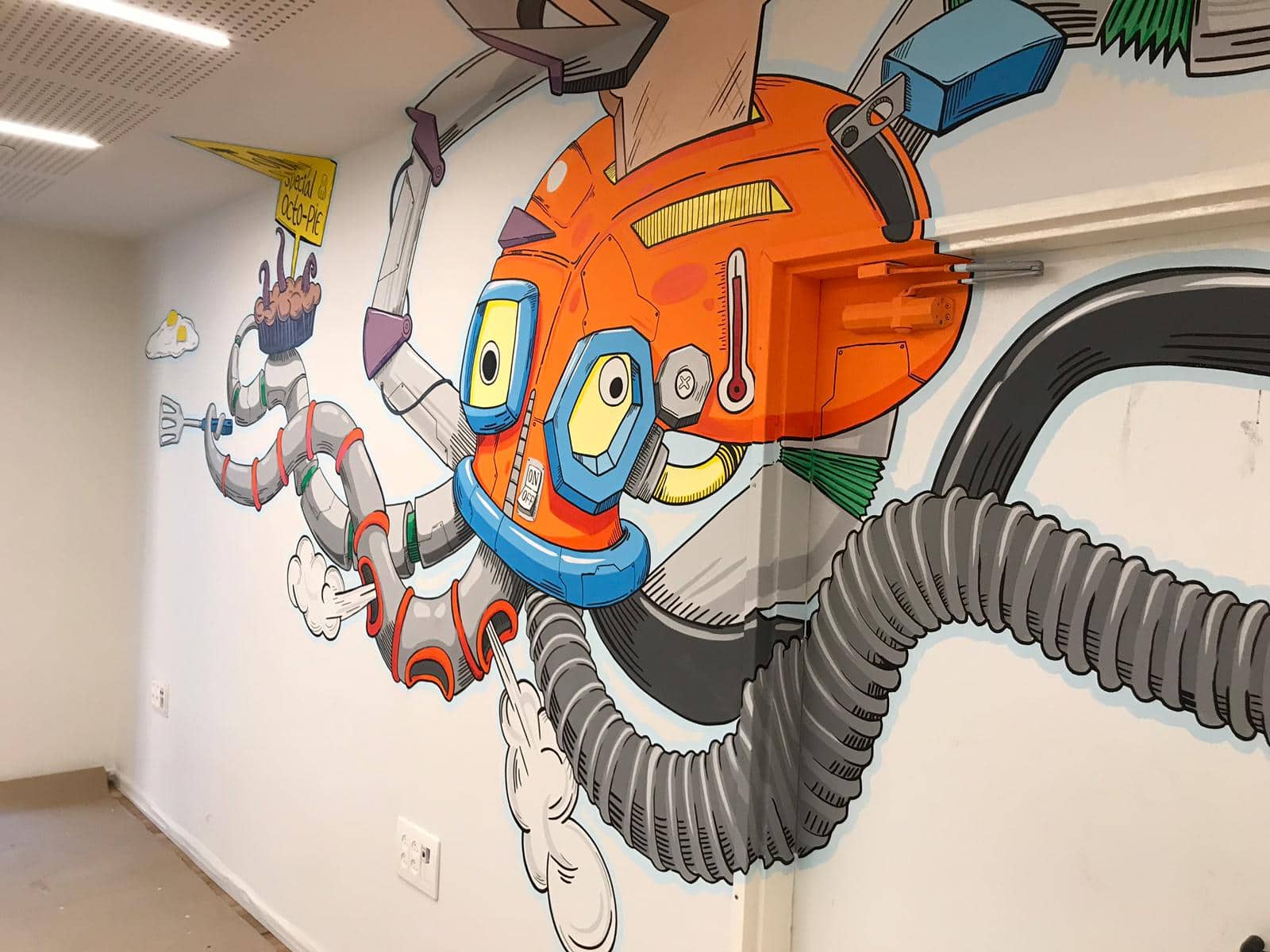 גרפיטי ומשרדי הייטק — עבודה 45