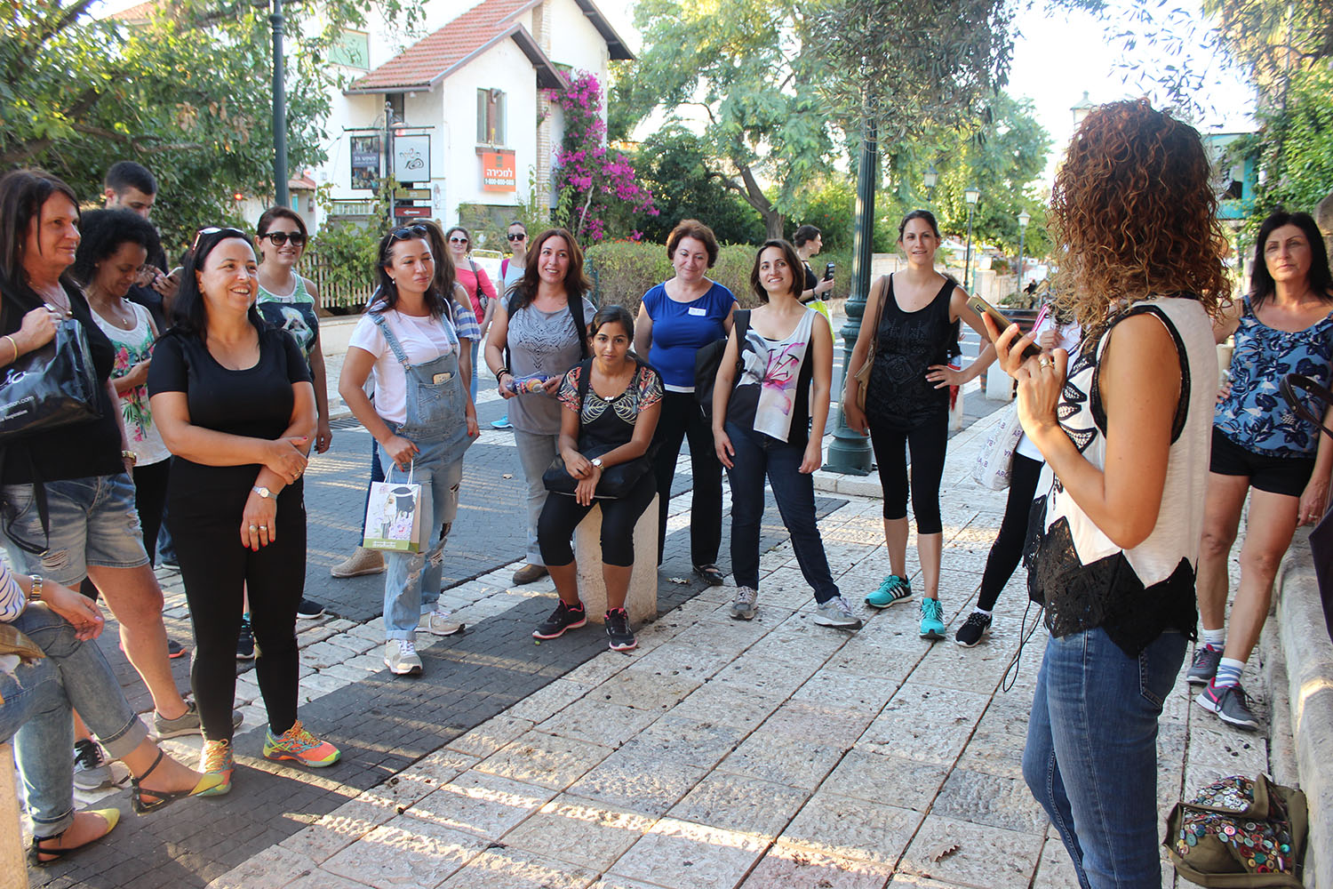 Group walking tour
