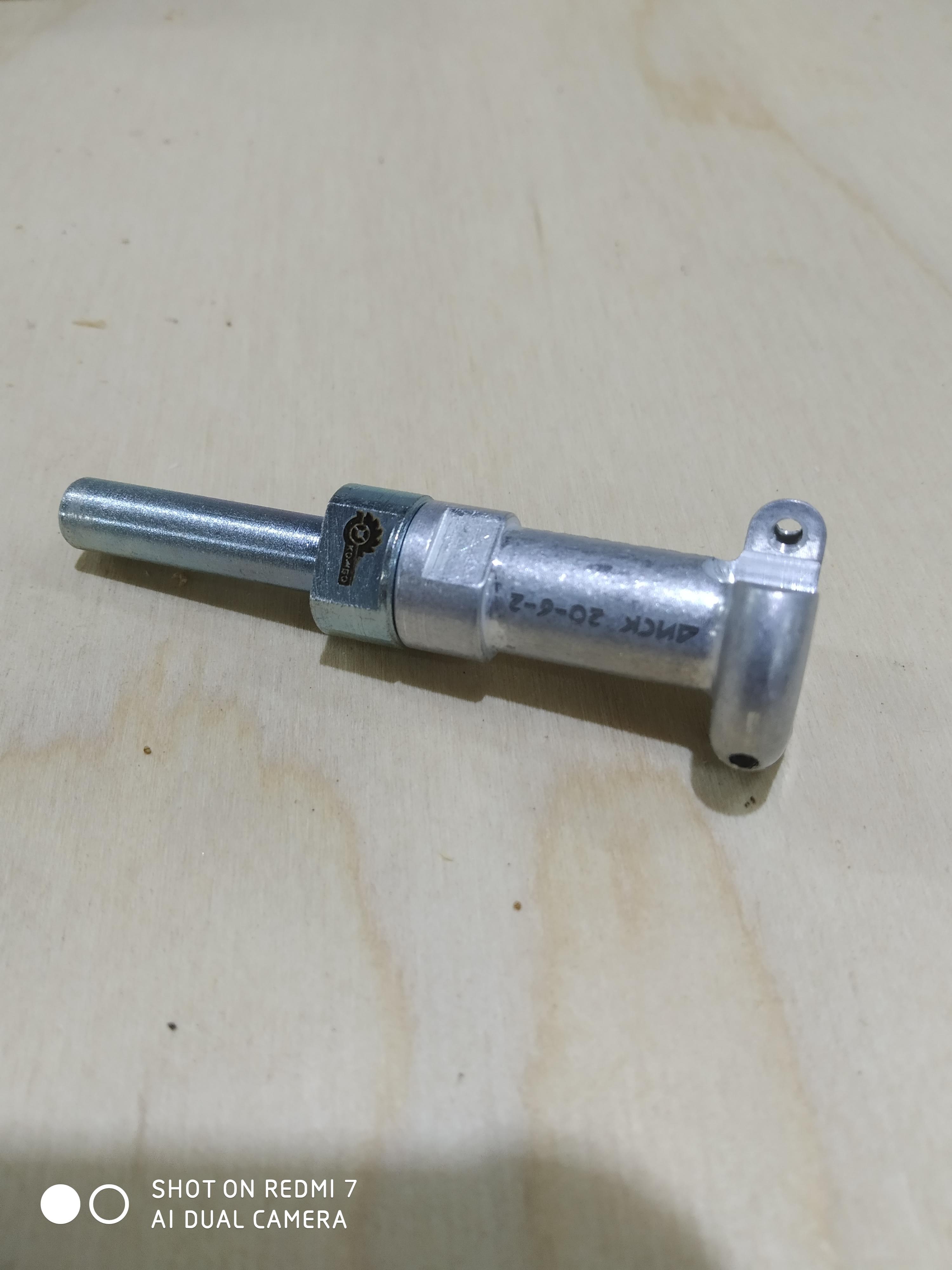 כרסום עם 2 סימות עגולות מתחלפות ציר 1/4"