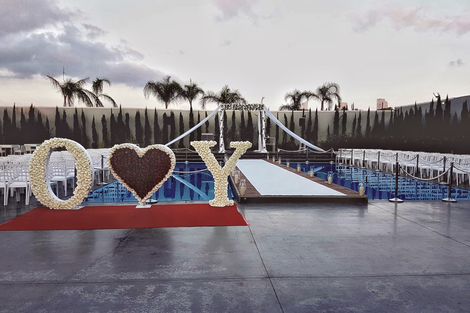 אותיות פרחים לחתונה 4