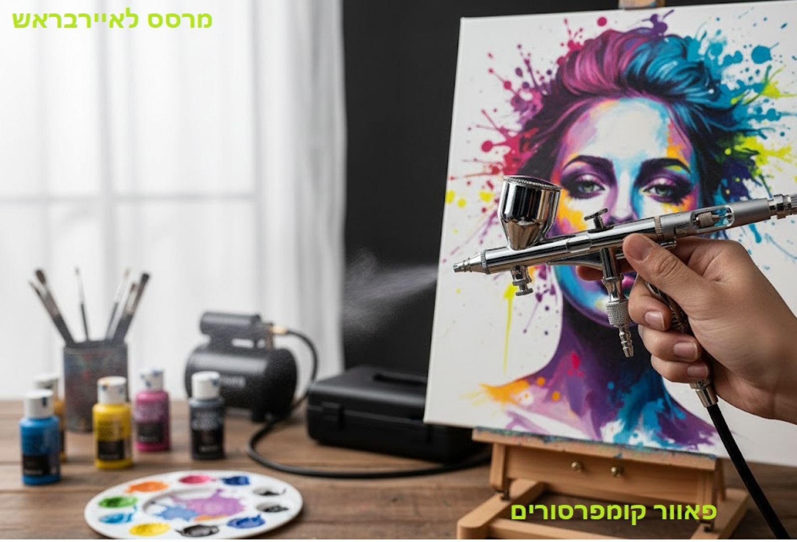 איירבראש מקצועי לציור