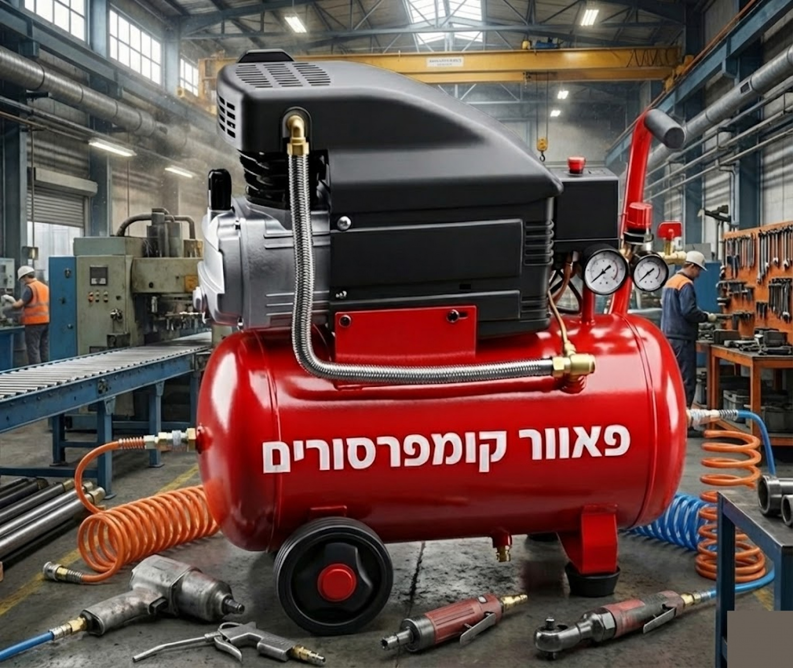 קומפרסור ביתי 24 ליטר 2 כ"ס