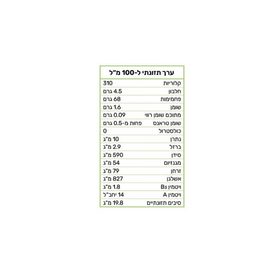 אבקת חרובים אורגני