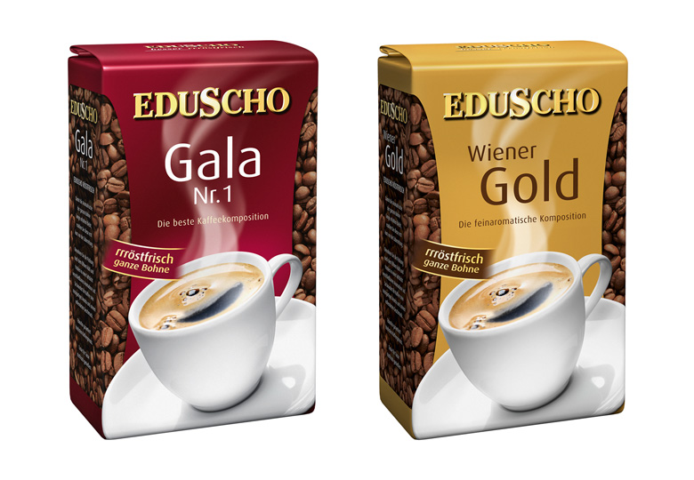 Verpackungsgestaltung Eduscho Kaffee