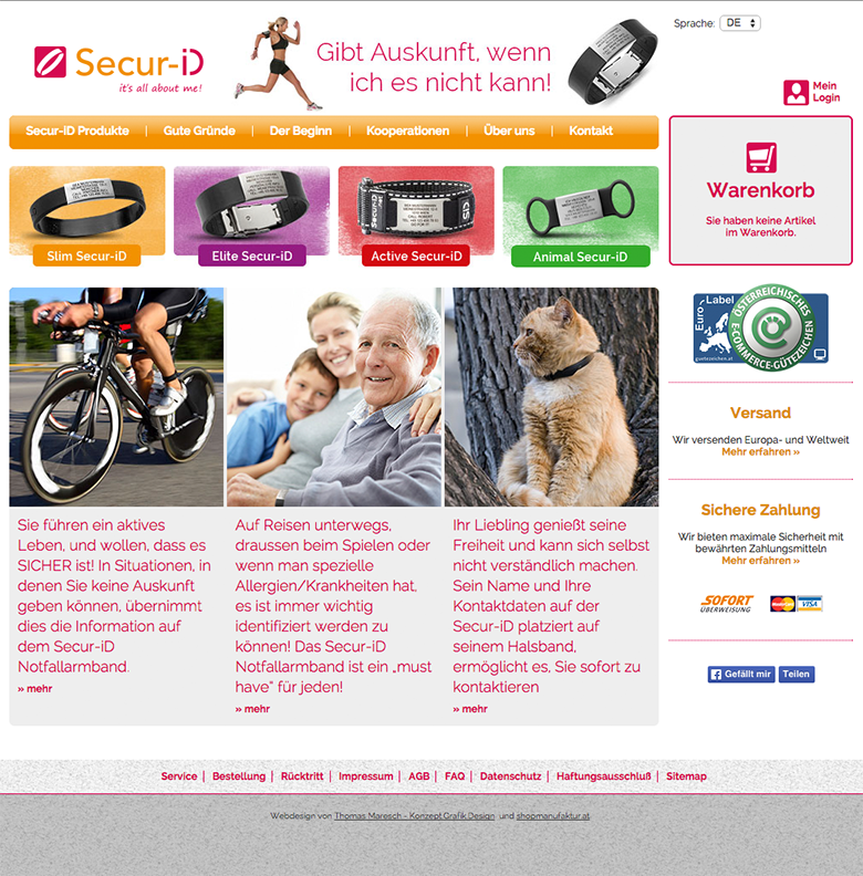Secur-iD Logo Webdesign