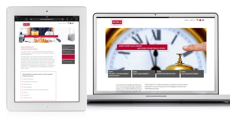 Kora Hospitality Logo Webdesign
