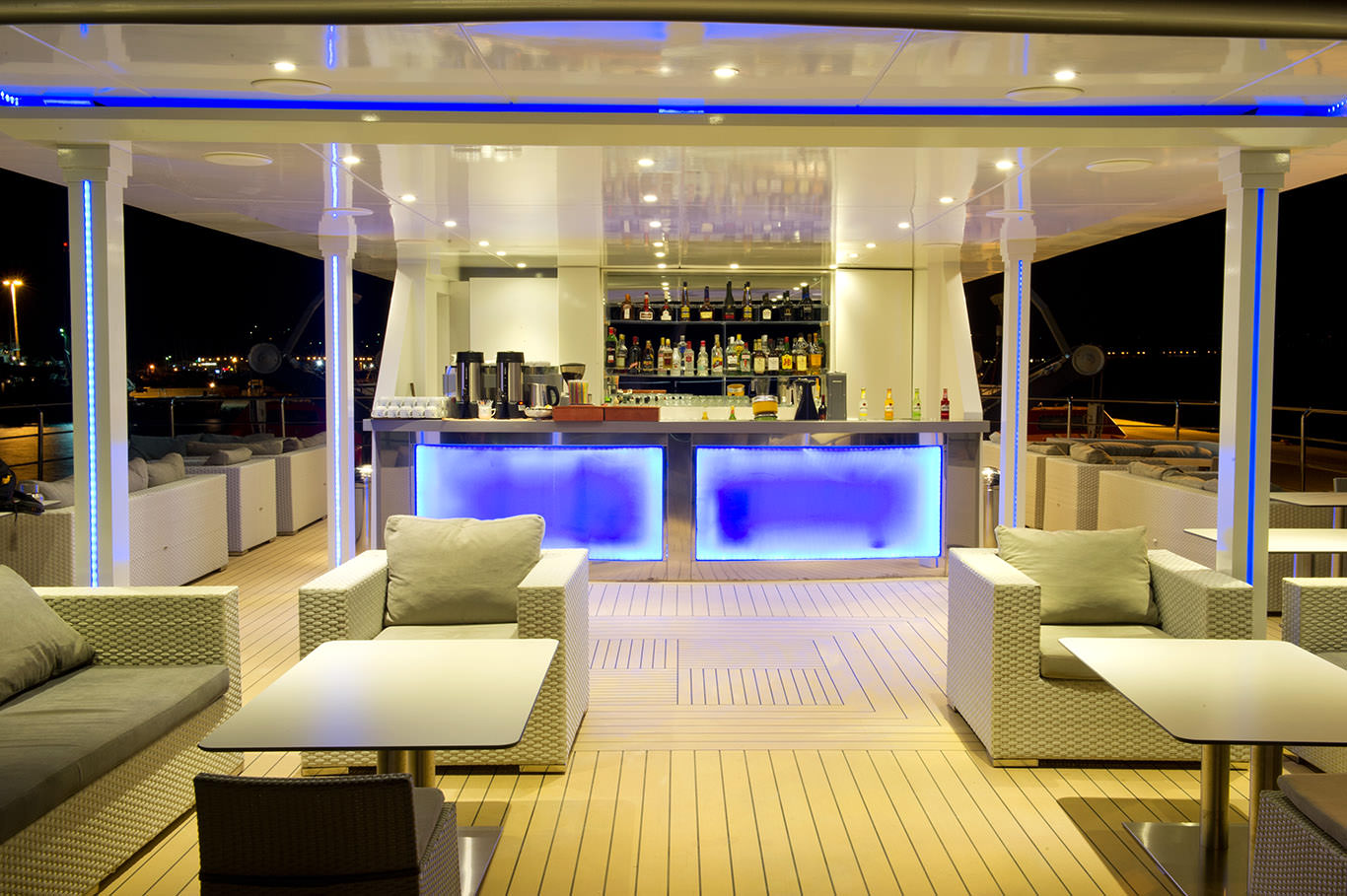 Yacht Sundeck Bar