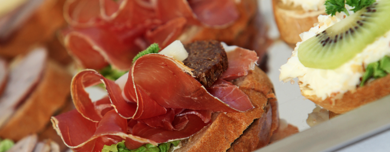 Finger food selection