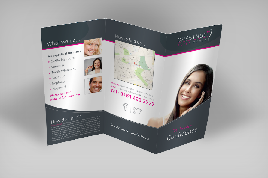 Leaflet design and print