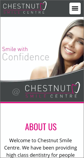 Chestnut Smile Centre on mobile