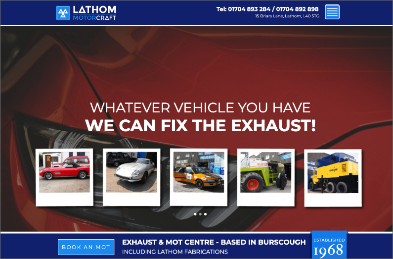 Lathom Motorcraft website