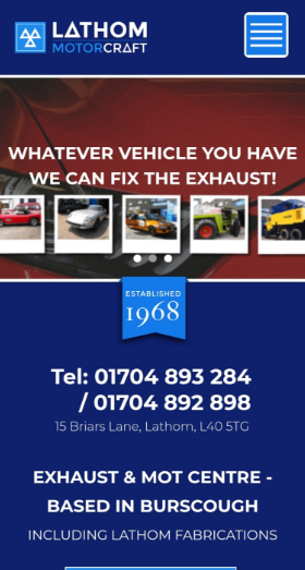 Lathom Motorcraft on mobile