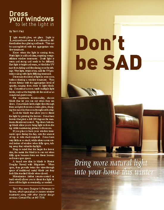 Dress Your Windows to Let the Light In
