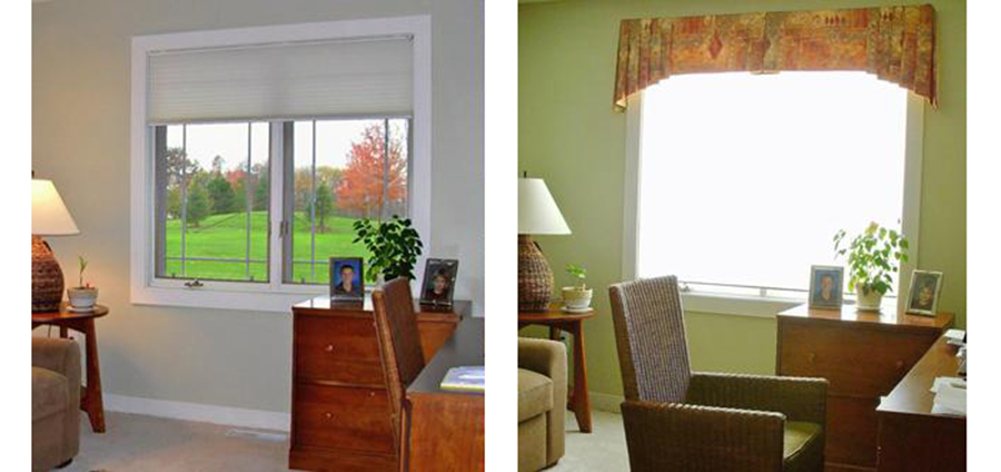 New valance and paint color