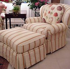 Upholstery fabric detail