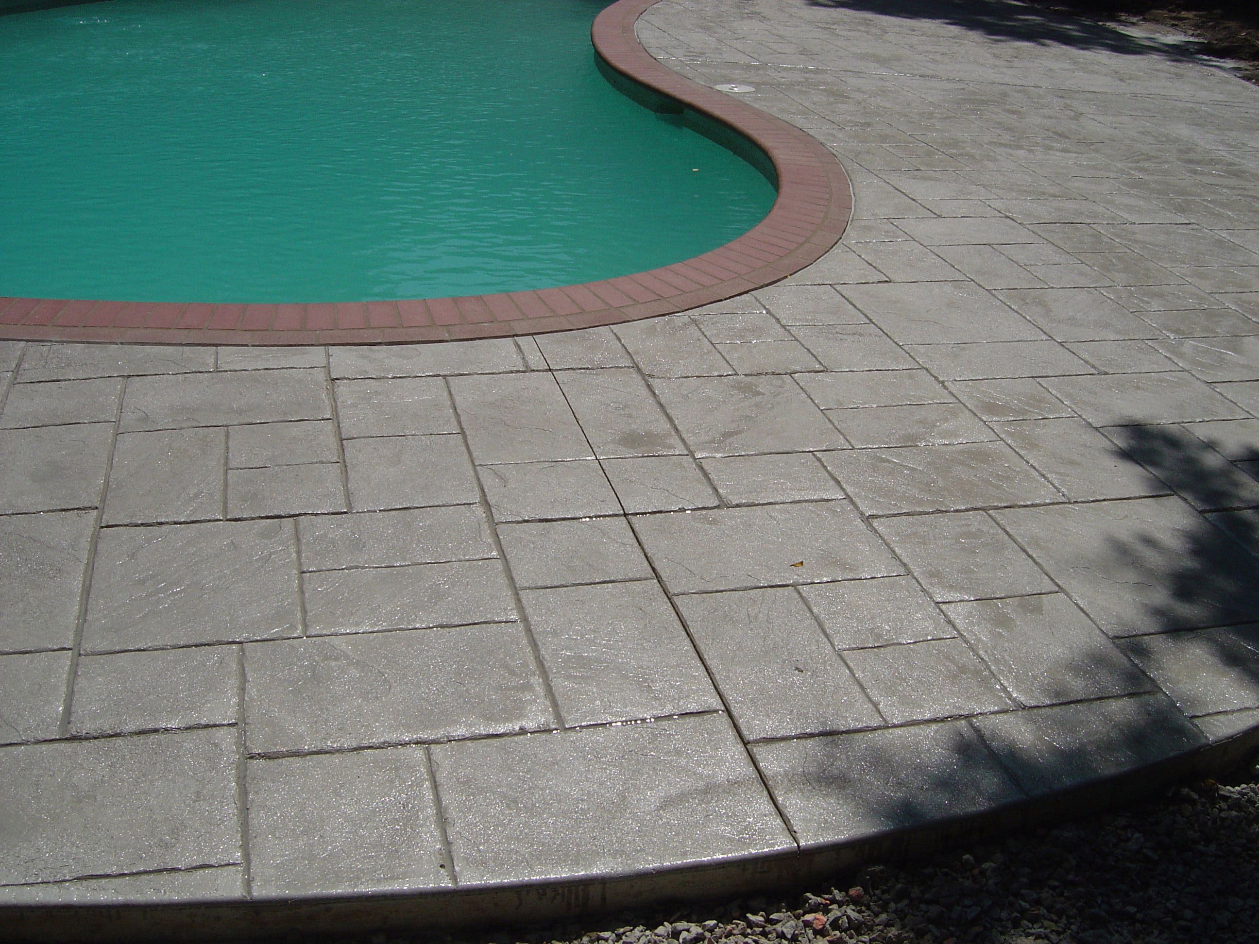 Stamped concrete project 1