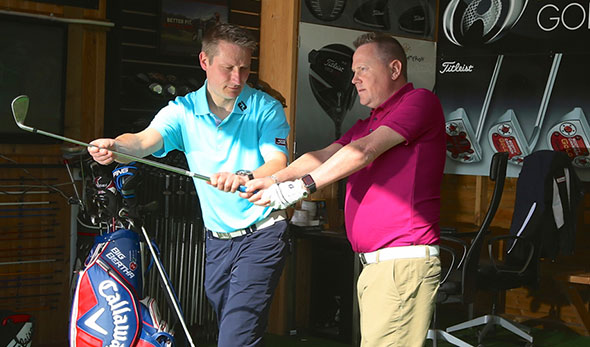 PGA golf coaching studio