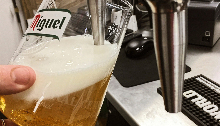 Real ales at the Greenhouse Cafe