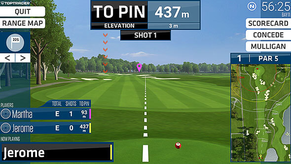 TopTracer virtual golf