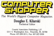 Doug Kilarski"s Computer Shopper Business Card Computer Shoper Magazine business card of Doug Kilarski