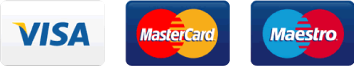 Accepted payment cards