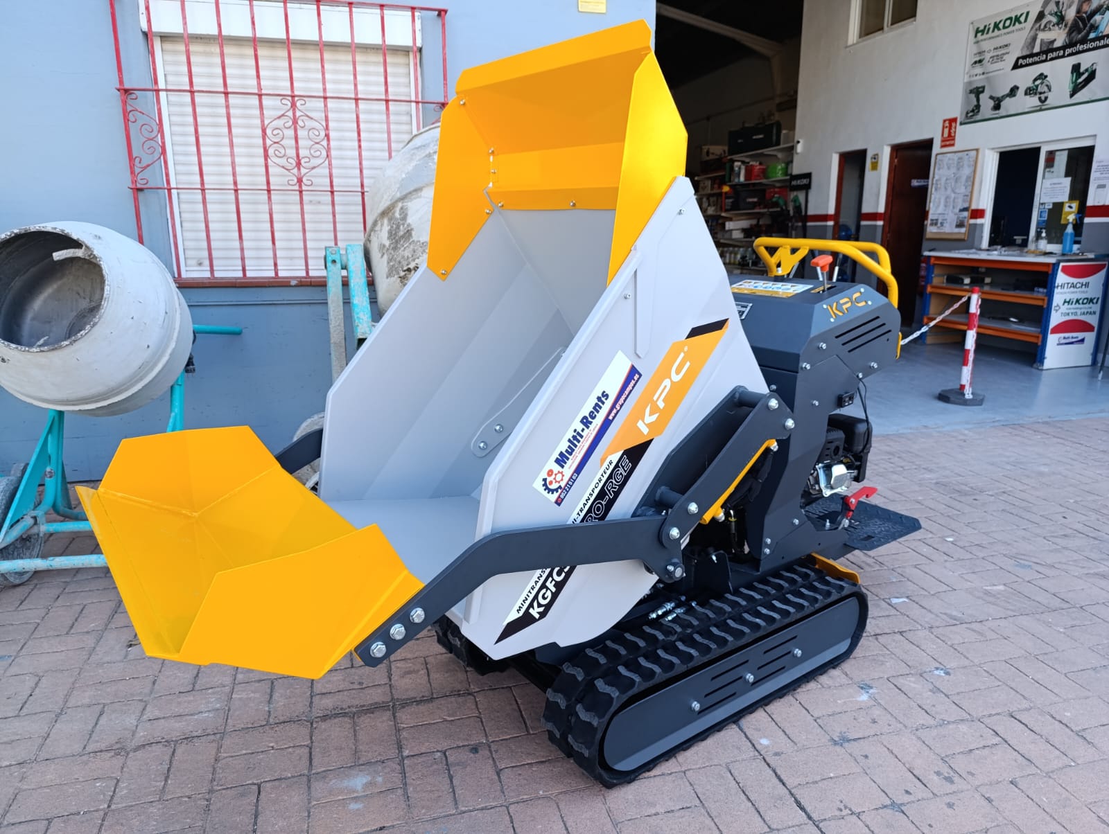 alquiler de andamios de aluminio