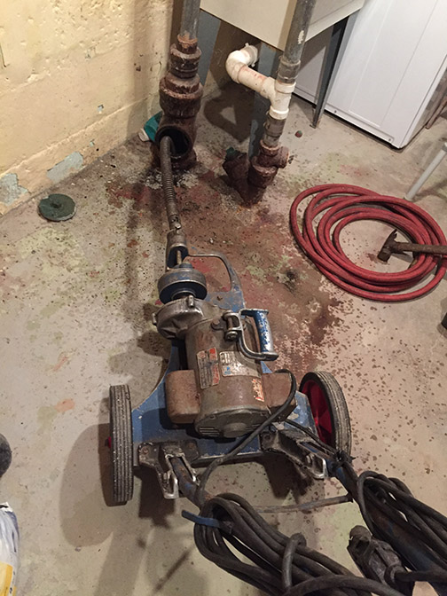 Drain jetting equipment