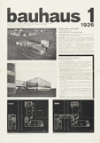 Titel der Bauhauszeitschrift 1 – 1926 Titel der Bauhauszeitschrift 1 – 1926