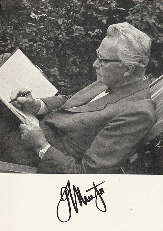 Georg Muche, 1961